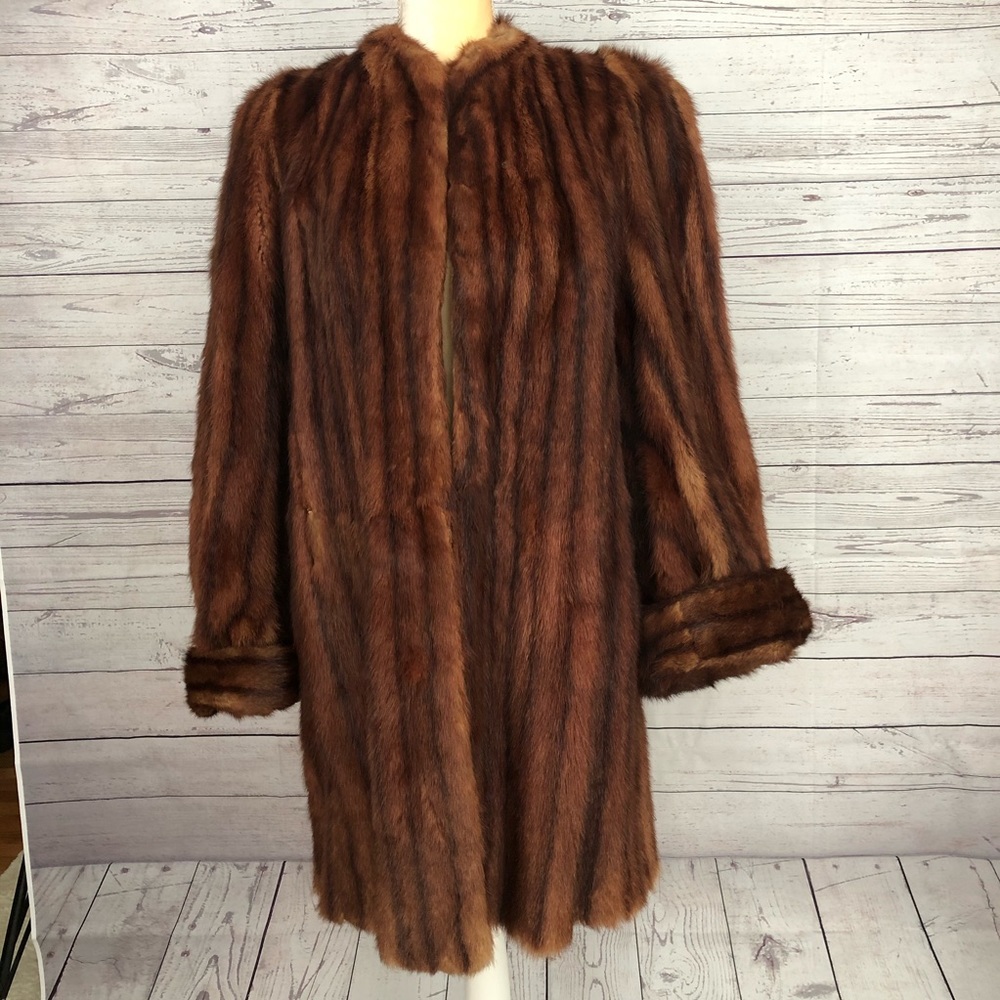 Vintage Knee Length Mink Coat